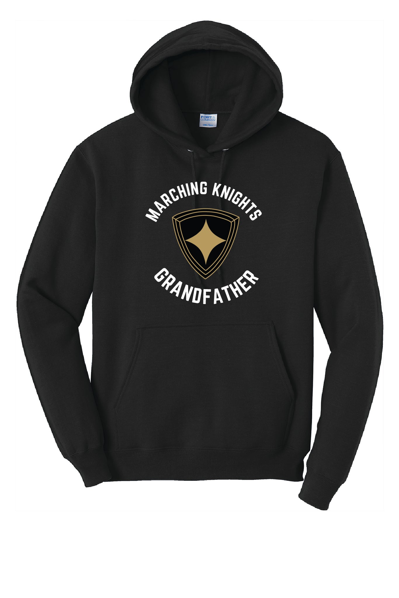 Grandfather Hooded Sweatshirt (Black or Gray) - NEW