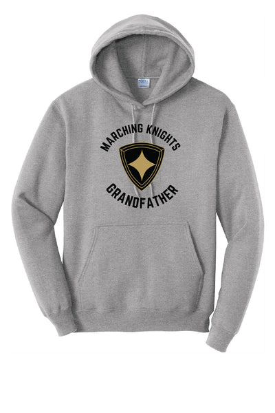 Grandfather Hooded Sweatshirt (Black or Gray) - NEW