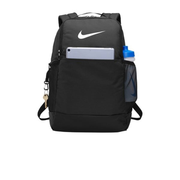 Embroidered Nike Backpack (BLACK)